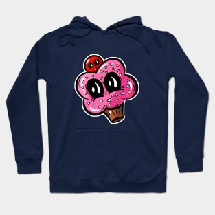 Sweet Cheeks Cherry Cupcake Cartoon Hoodie